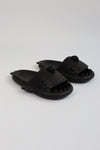 Scarpax 100% Vegan Siyah Unisex Tam Ortopedik Terlik - 3 Cm Topuk Boyu - SCARPAX