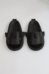 Scarpax 100% Vegan Siyah Unisex Tam Ortopedik Terlik - 3 Cm Topuk Boyu - SCARPAX