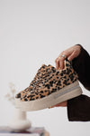 Scarpax Alice Kadın Leopar Desenli Gizli Topuklu Sneaker