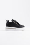 Scarpax Alice Siyah Kadın Gizli Topuklu Sneaker