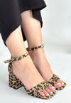 Scarpax Lanja Leopar Süet Detaylı Ayakkabı - SCARPAX