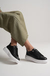 Scarpax Liza Kadın Şık Günlük Siyah Sneaker
