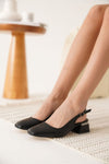 Scarpax Monne Kadın Mat Siyah Stiletto