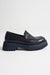 Scarpax Noir Kadın Günlük Lacivert Kroko Loafer Ayakkabı