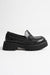 Scarpax Noir Kadın Günlük Siyah Kroko Loafer Ayakkabı