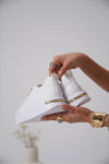 Scarpax Nova Kadın Gold Detaylı Beyaz Sneaker
