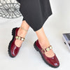 Scarpax Okira Bordo Rugan Oxford Ayakkabı