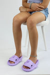 Scarpax WG500 Köpekbalığı Mor Unisex Tam Ortopedik Terlik Shark Slides