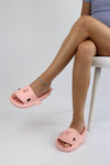 Scarpax WG500 Köpekbalığı Pembe Unisex Tam Ortopedik Terlik Shark Slides
